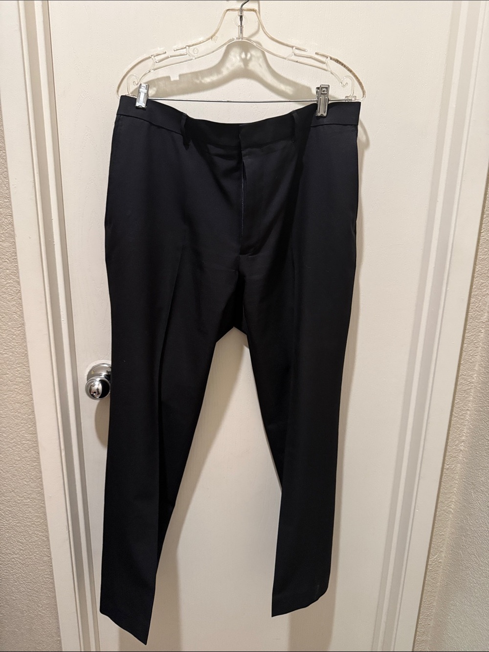Perry Ellis Black Men’s Dress Pants - Sleek Straight Trousers